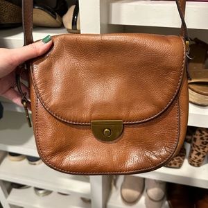 FOSSIL all leather crossbody